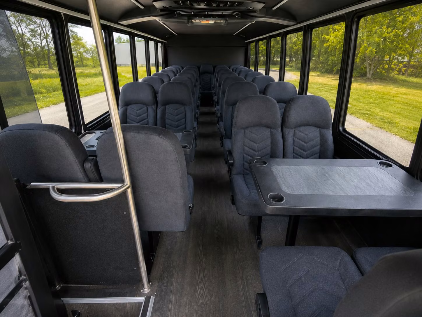 15 passenger minibus inside