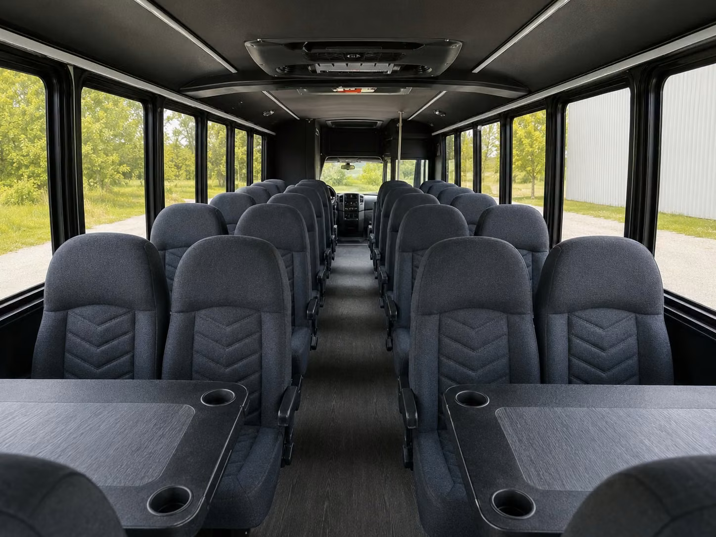 20 passenger minibus interior