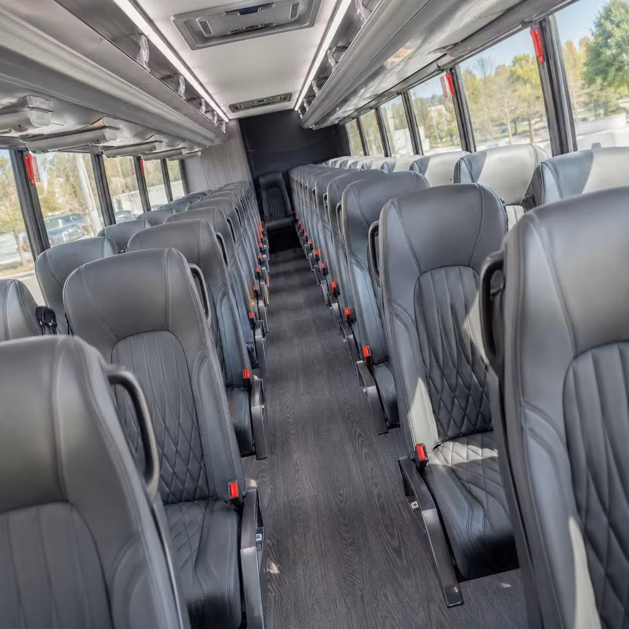 28 passenger minibus interior