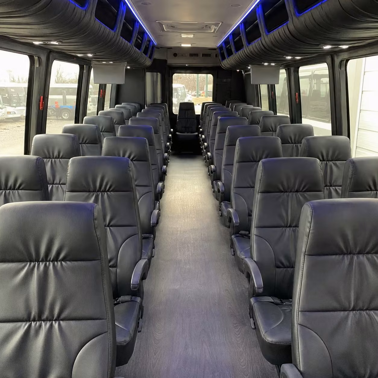 30 passenger minibus interior