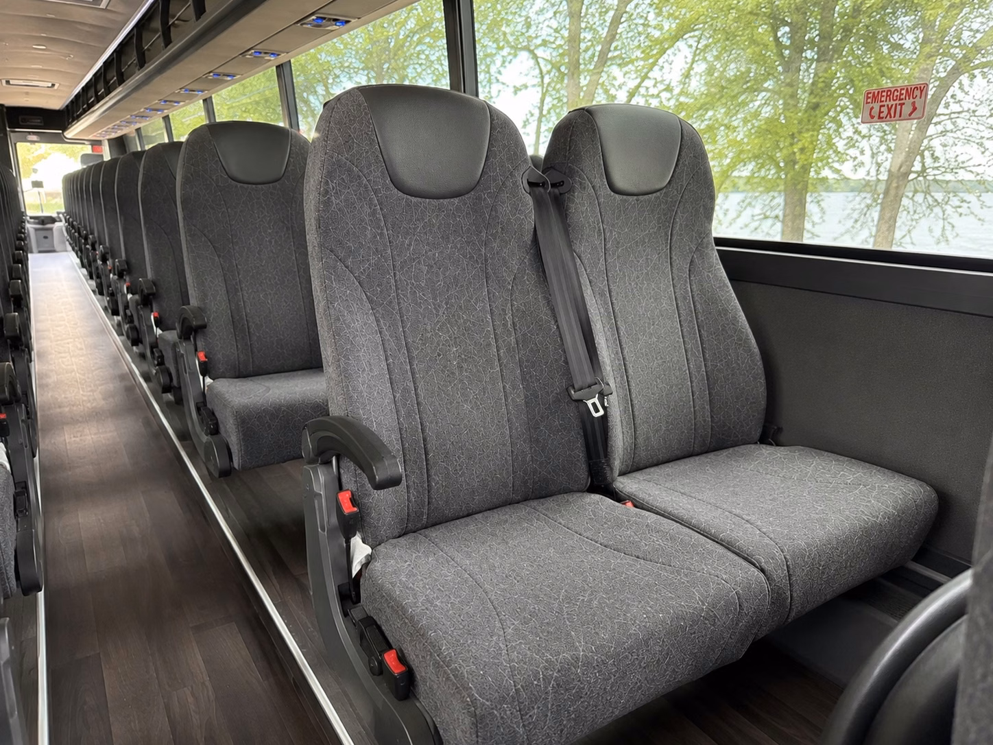 yonkers charter bus interior