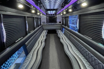 Yonkers Party Bus Interior
